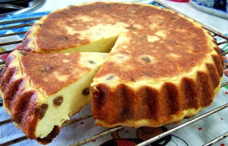 Творожный завтрак с изюмом