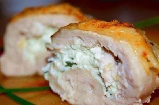 Куриные рулеты с фетой