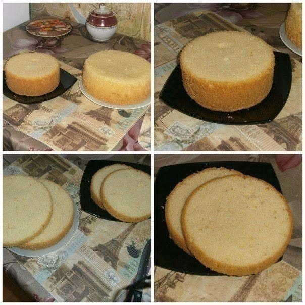 Пышный бисквит для тортов