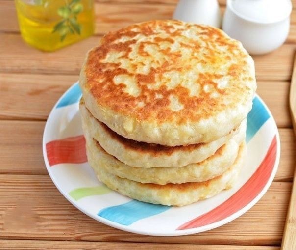 Сырные лепешки с начинкой