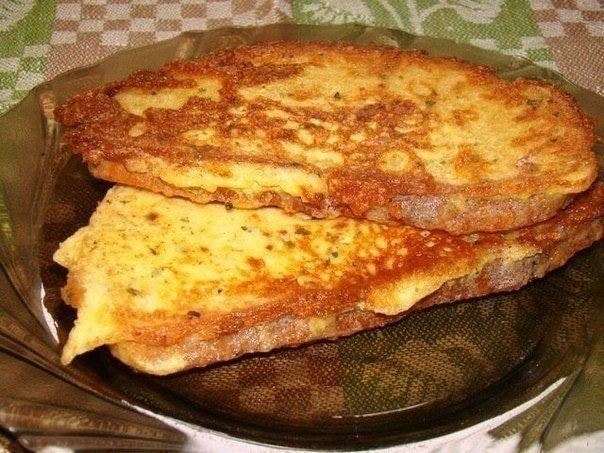 Сырные гренки