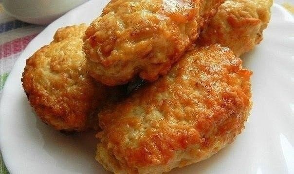 Пышные куриные котлеты с овсяными хлопьями