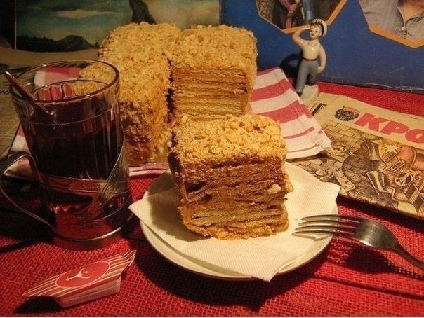 Торт из печенья без выпечки