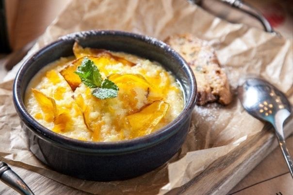 Пшенная каша с тыквой и курагой