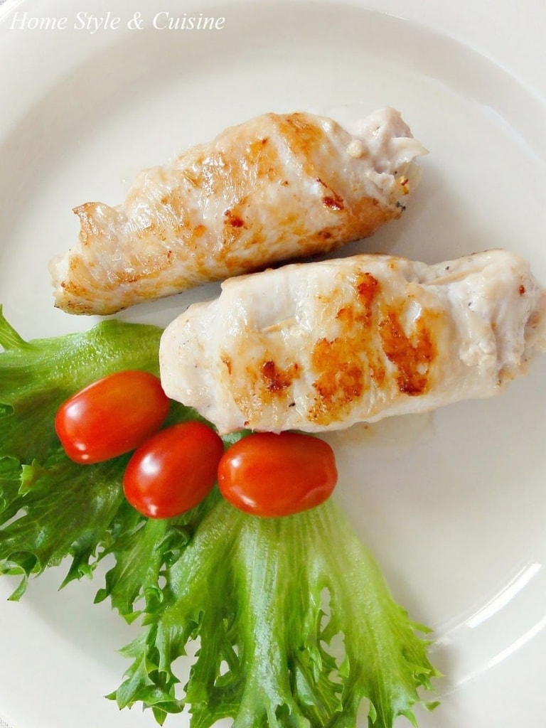 Куриные рулеты с чесноком