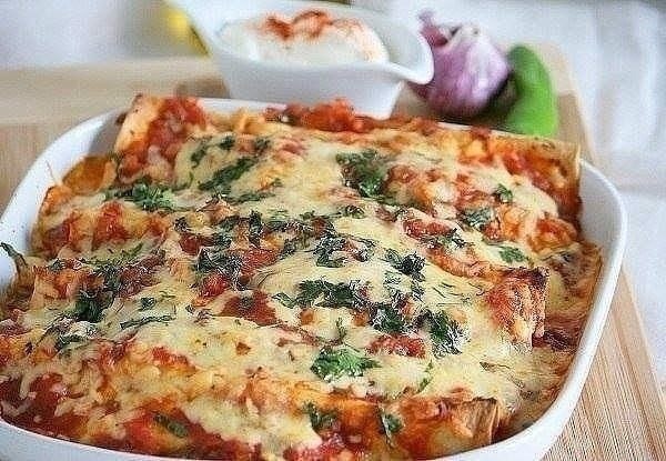 Энчилада с курицей