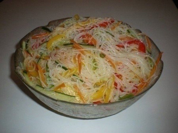 Фунчоза с овощами