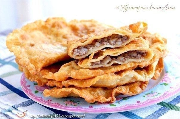 Чебуреки на кефире
