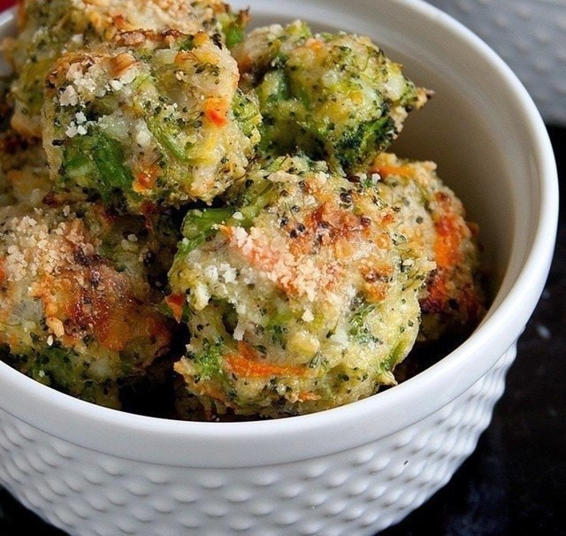 Овощные шарики с сыром