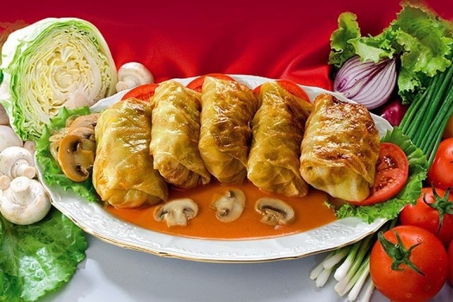 Диетические голубцы с курицей