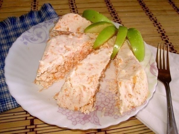 Творожная запеканка с морковью