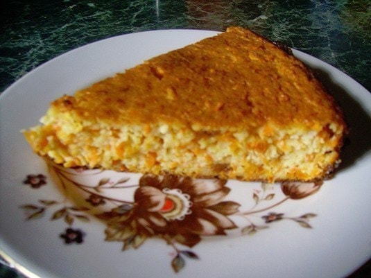 Морковный творожник
