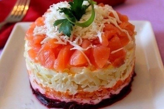 Салат Семга на шубке