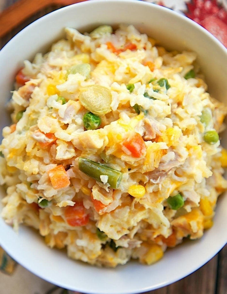 Рис с курицей и овощами