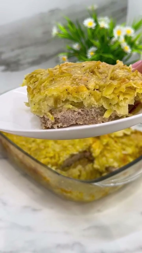 Картофельная запеканка с фаршем