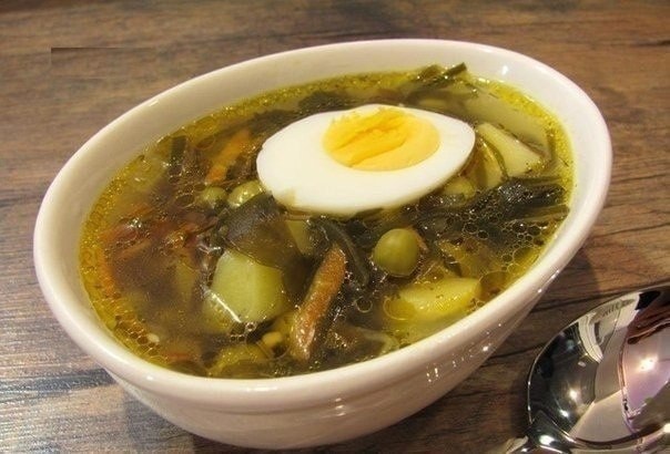 Суп с морской капустой