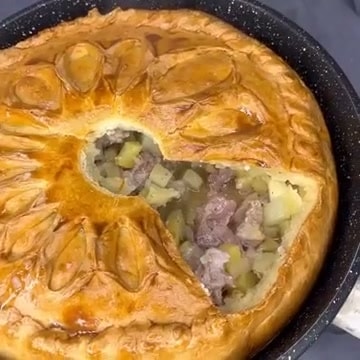 Татарский мясной пирог