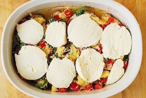 Куриное филе под шубой в духовке
