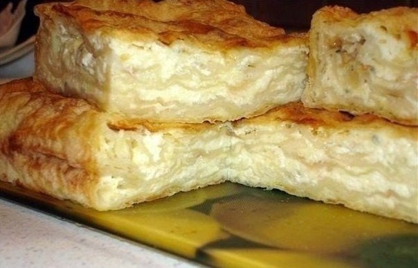 Ачма с творогом и сыром