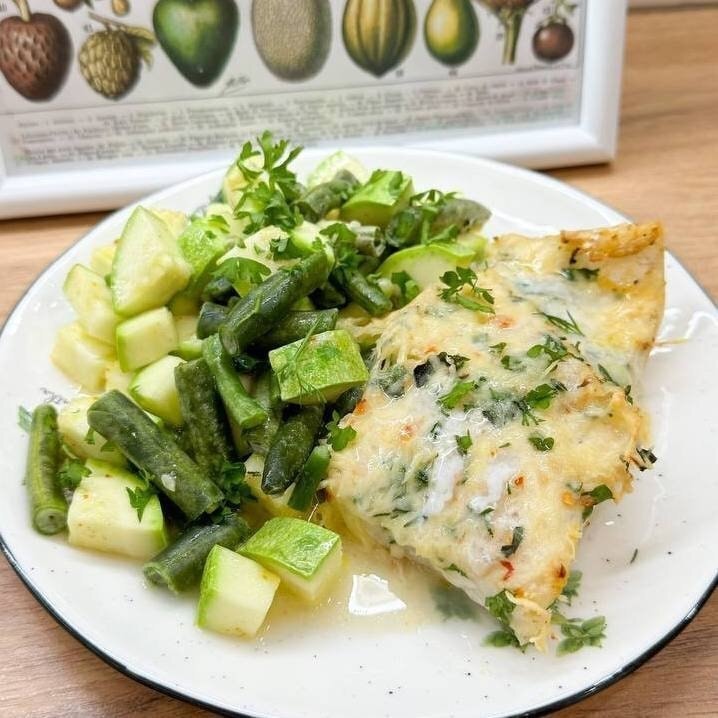 Треска с овощами
