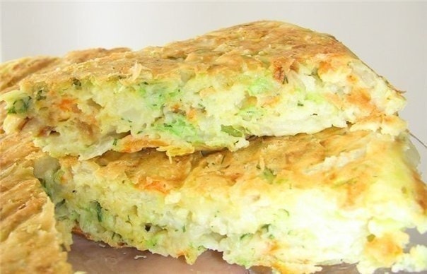 Капустная шарлотка на скорую руку