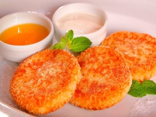 Морковно-яблочные сырники