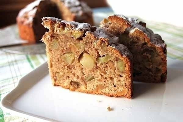 ПП-кекс с грушами и орехами