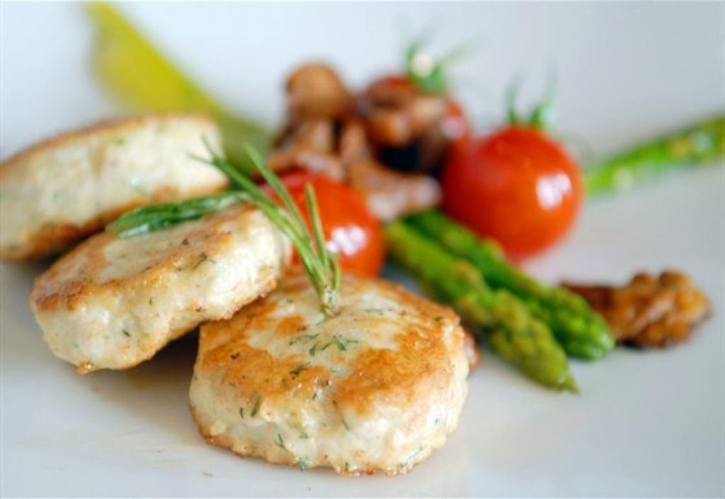 Куриные котлеты Нежность с кабачком и творогом