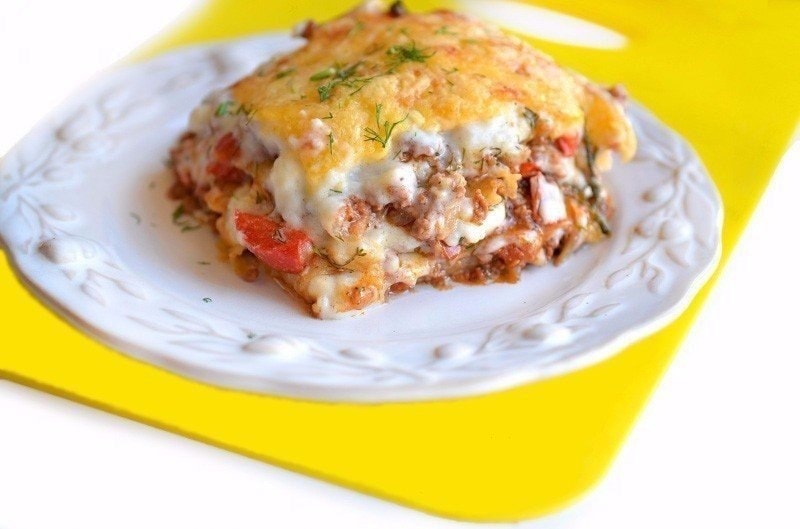 Лазанья из лаваша