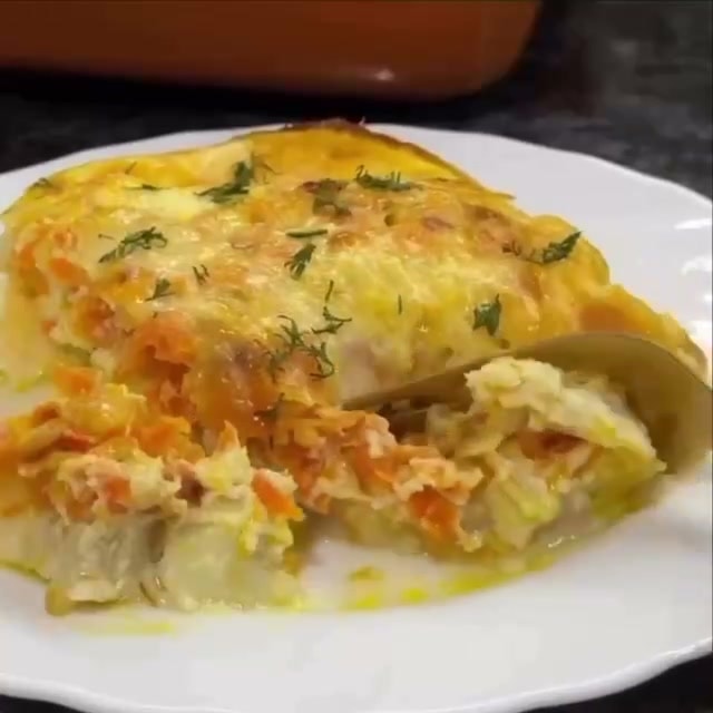 Запеканка из минтая