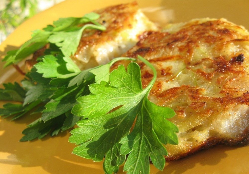 Котлеты из куриного фарша и капусты