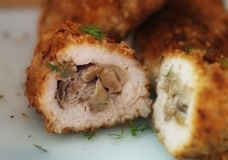 Куриные зразы с грибами