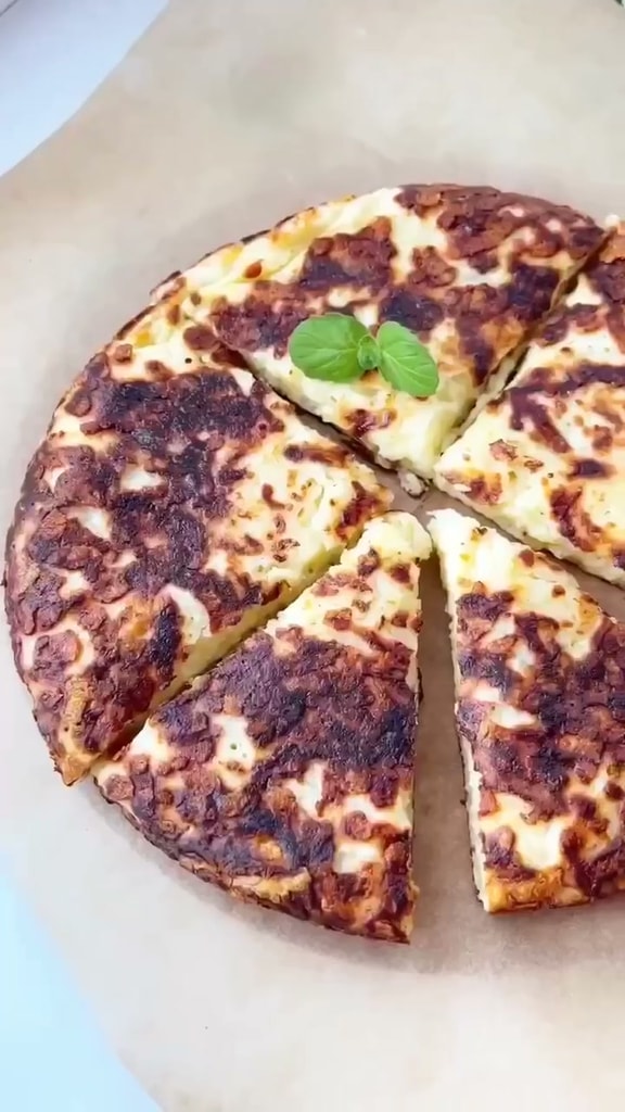 Ленивый хачапури на сковороде