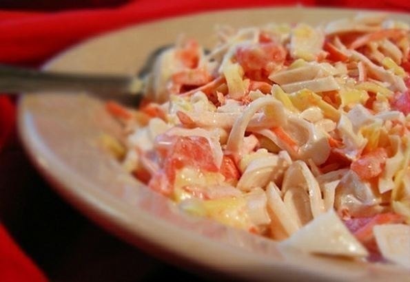 Салат Красное море