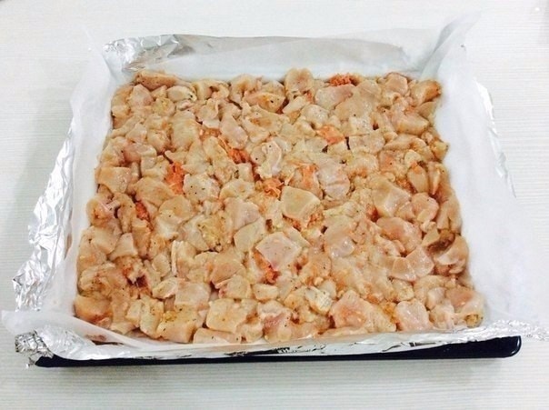 Куриная грудка, маринованная в грейпфруте