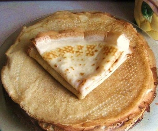 Блины в бутылке