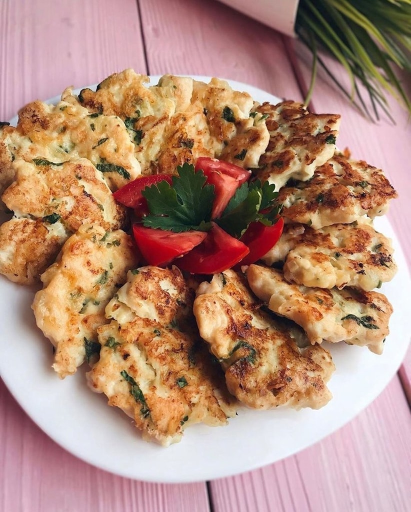 Куриные котлетки с сыром