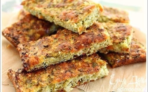 Питательные батончики с сыром и брокколи