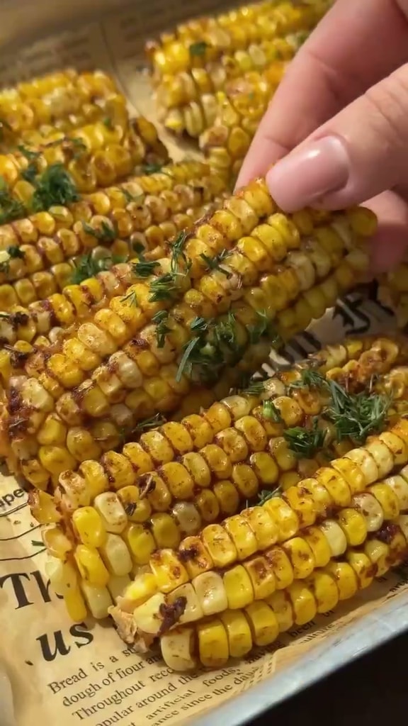Запеченная кукуруза со специями