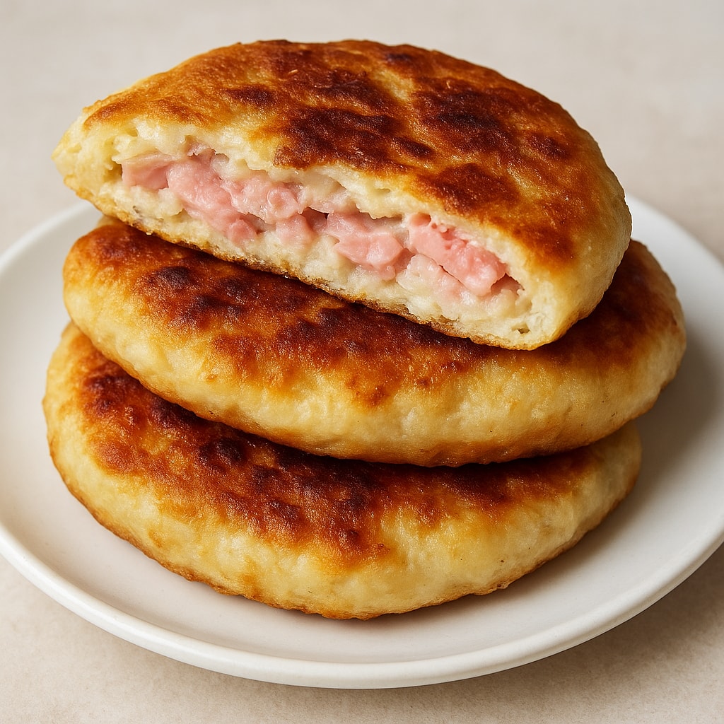 Быстрые сырные лепешки