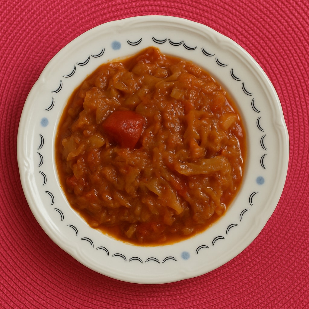 Овощное рагу с капустой