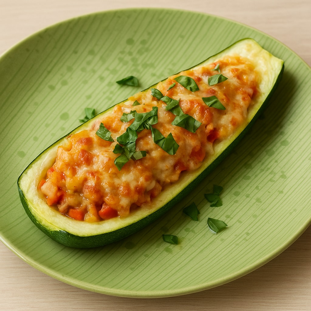 Запеченные кабачки с сыром