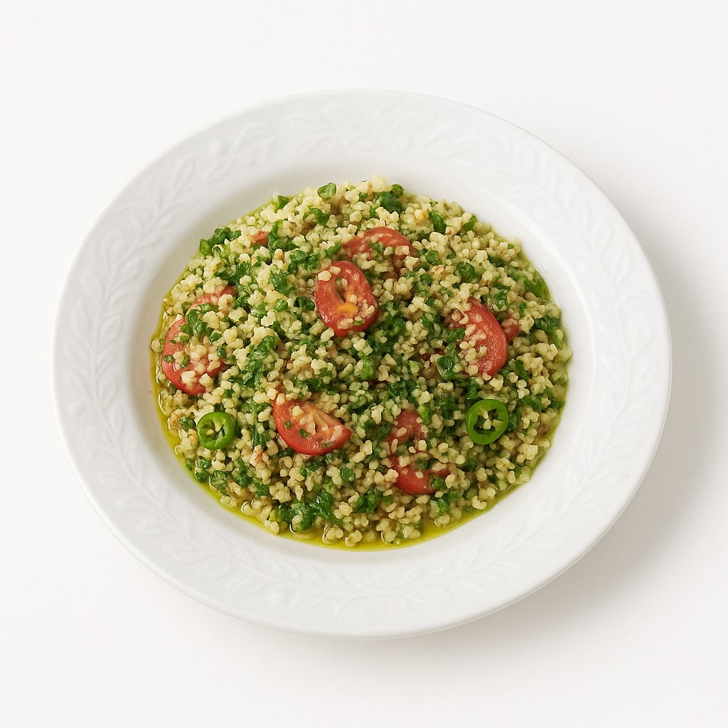 Табуле с вялеными помидорами