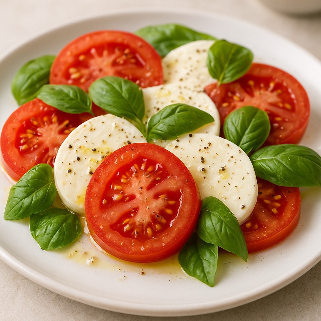 Капрезе с бальзамическим уксусом