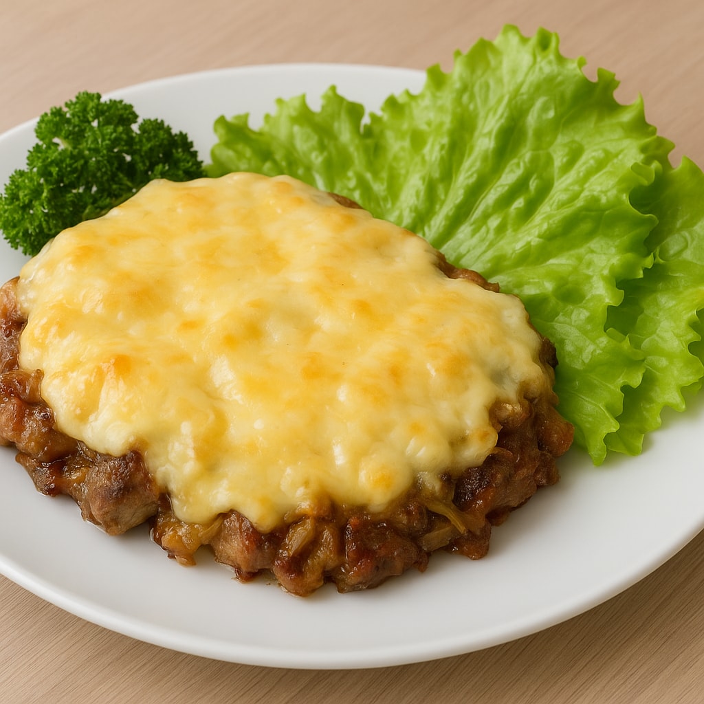 Мясо по-французски с сыром