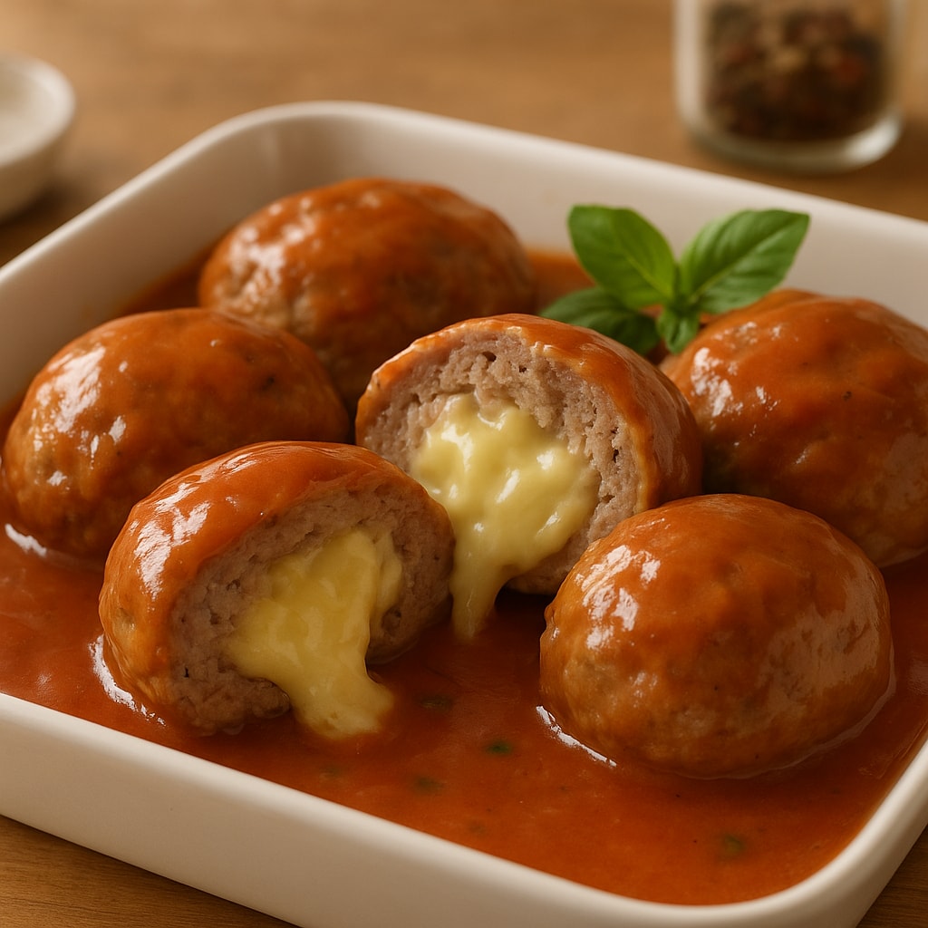 Мясные тефтели с сыром