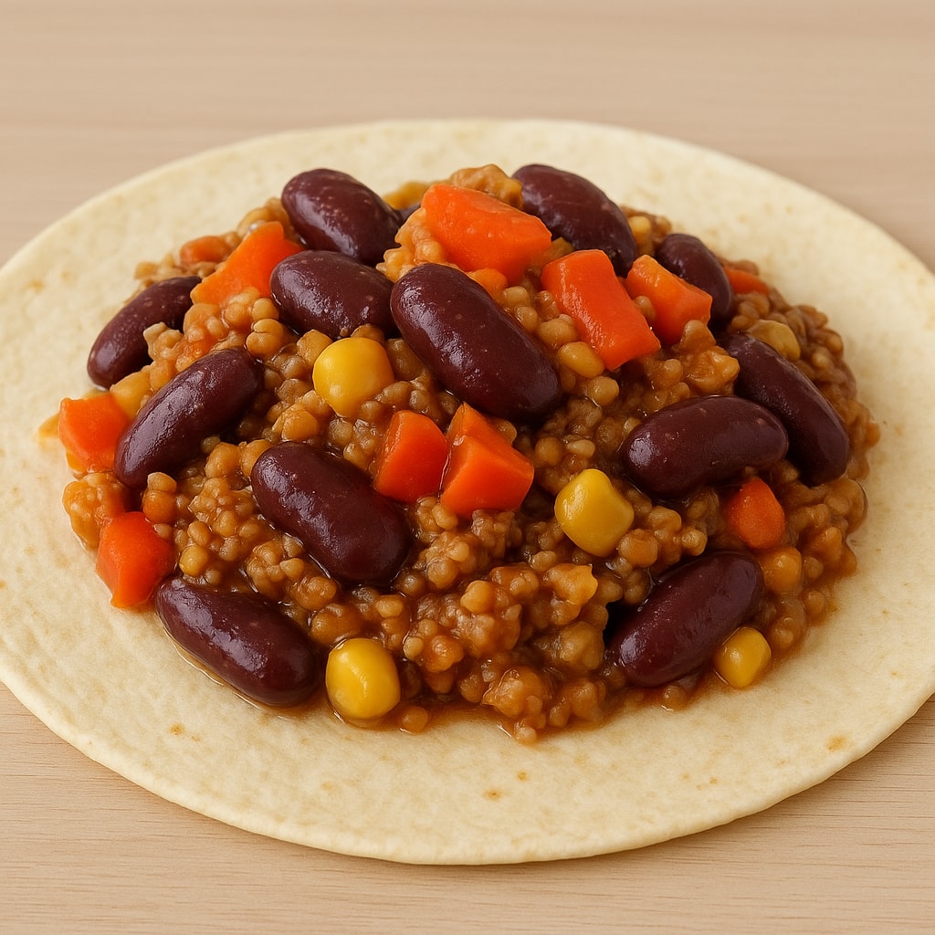 Говядина с бобами и кукурузой по-мексикански