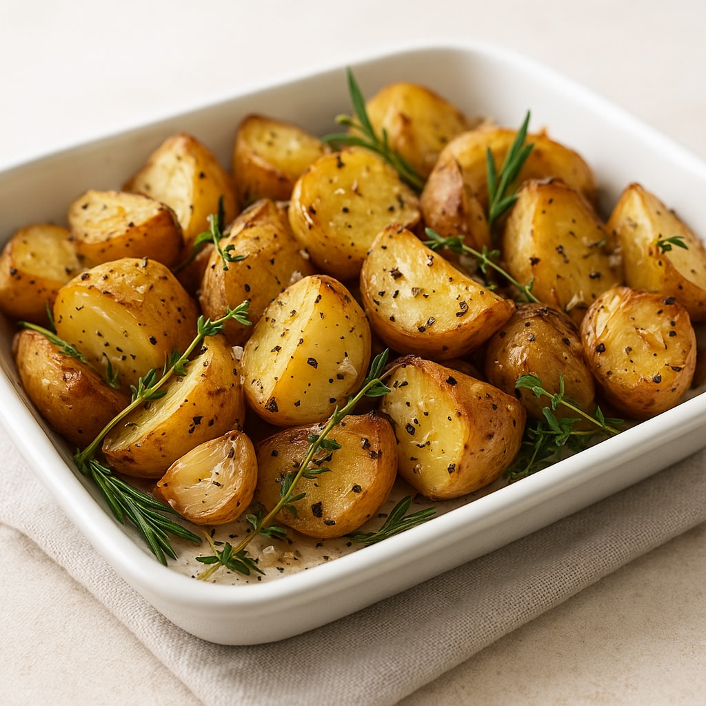 Жареный картофель с оливками и лимоном по‑мароккански