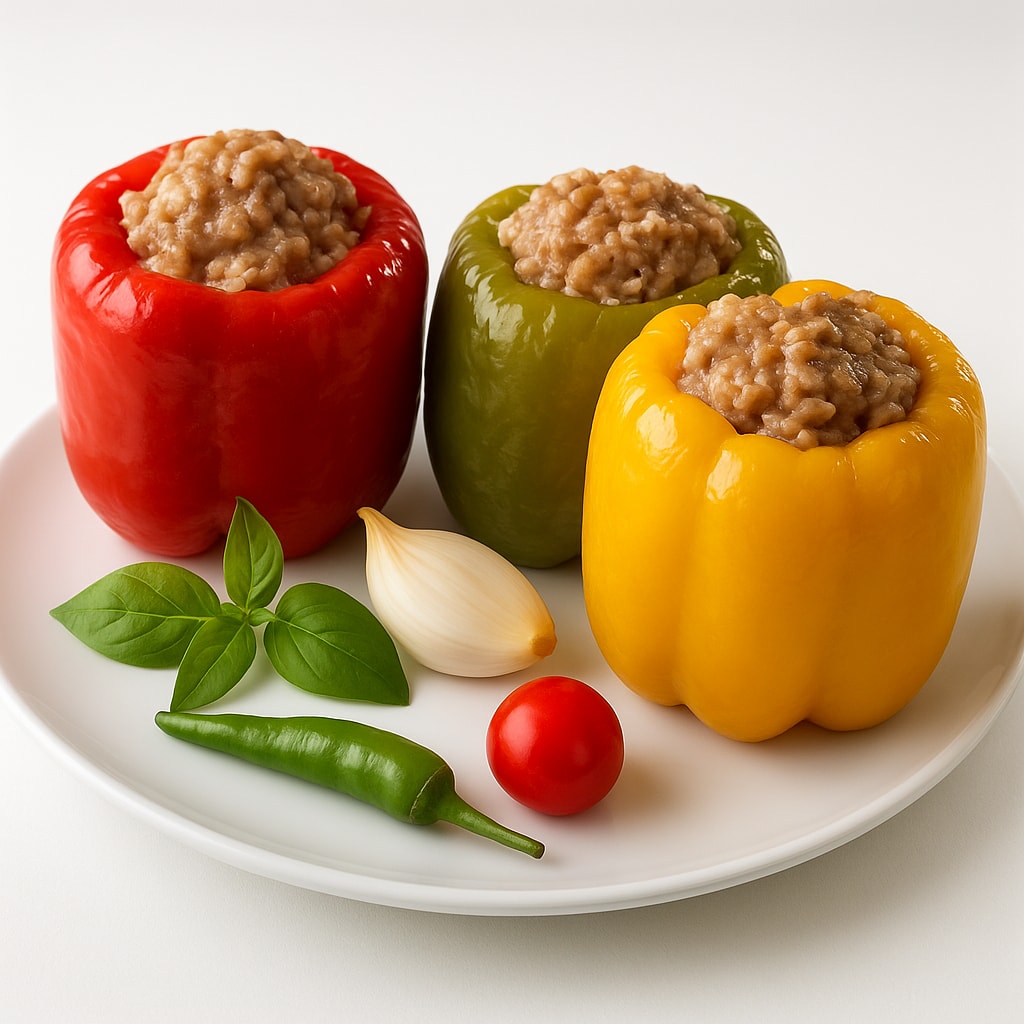 Перец фаршированный с фаршем