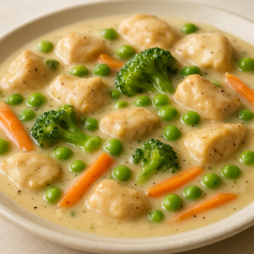 Курица с брокколи